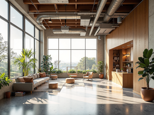 办公室休息区，舒适座椅，茶几设计，员工放松空间