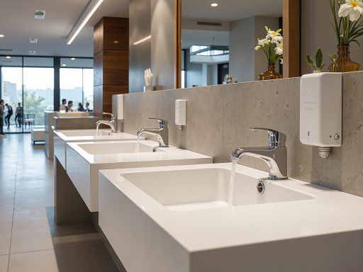 办公室卫生间，现代设计，设施完善，干净整洁