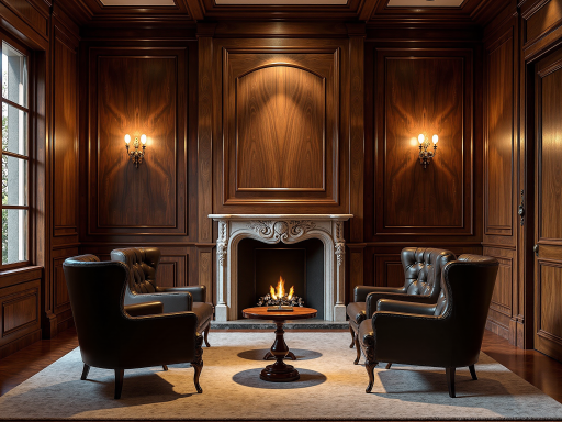 高端住宅客厅，欧式古典风格，雕花装饰，高档家具，奢华氛围